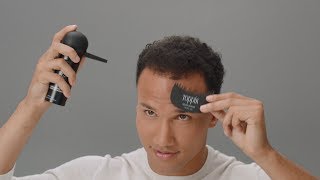 Demo How to use Toppik to Conceal areas of Hair Loss and Thinning [upl. by Esinehc156]