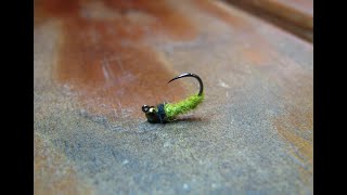 Fly Tying a Jigged Caddis Larva Euro Nymph [upl. by Guinn]