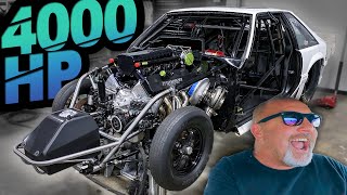 Chucks New 4000HP No Prep Kings Build  Street Outlaw Garage Tour Honda Domestics and Boat [upl. by Trammel195]