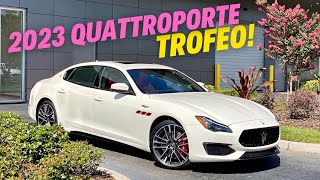 2023 Maserati Quattroporte Trofeo V8 Hits 203 MPH But Will Go Fully Electric Soon [upl. by Anayit]