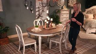 Realyn White Oval Extendable Dining Room Set from Signature Design by Ashley [upl. by Sonni234]