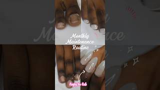 Copacetic 💋✨ justagirl nails nailsathome nailcare pedicure pedicuretime [upl. by Dorrej]