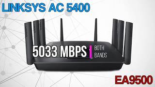 Linksys EA9500 AC5400 Wireless Router  Quick Review [upl. by Ohcirej562]