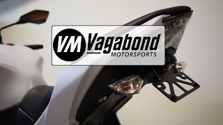 Kawasaki Z650 amp Ninja 650 2017 Fender Eliminator Installation  Vagabond Motorsports VMKZ610 [upl. by Oirretno12]