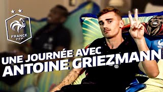 Une journée avec Antoine Griezmann à Clairefontaine Equipe de France Euro 2016 I FFF 2016 [upl. by Bostow]