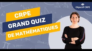 CRPE  Grand quiz de maths  mettezvous au défi [upl. by Boccaj117]