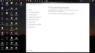 How to fix quotYour Virus amp threat protection is managed by your organizationquot in Windows 10 [upl. by Nipha]