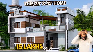 This 25 X 45 Home Will Inspire Your Next Build  THE DESIGN HOOK  in just 15 lakhs [upl. by Somerset808]