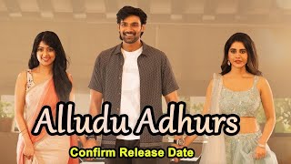 Alludu Adhurs Movie Confirm Release Date  Bellamkonda Srinivas  Nabha Natesh [upl. by Fife]