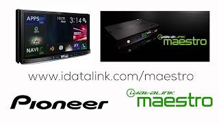 How To  iDatalink Maestro RR on Pioneer AVHEX In Dash Receivers 2018 [upl. by Giordano]