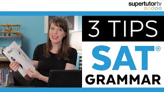 SAT® Grammar Tips Crush the Writing and Language Section of the Test [upl. by Meisel257]