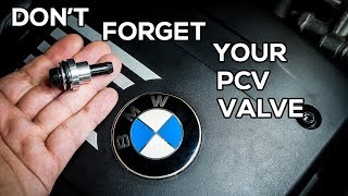 Dont Forget Your PCV Valve  BMW N54 DIY [upl. by Auqkinahs355]