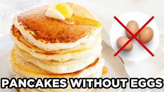 Fluffy Pancakes Without Eggs No Egg Pancakes by Laura Fuentes [upl. by Wade485]