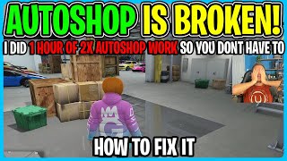 AUTOSHOP BROKEN In GTA 5 Online amp How To Fix It [upl. by Cantone]