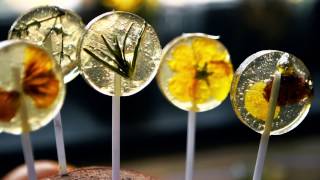 Herb and Flower Studded Lollipops [upl. by Odraode]