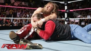 Daniel Bryan clashes with Shawn Michaels Raw Oct 28 2013 [upl. by Nunci]