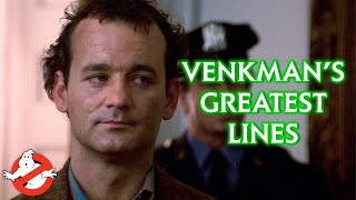 Peter Venkmans Iconic Lines  GHOSTBUSTERS [upl. by Ailene]