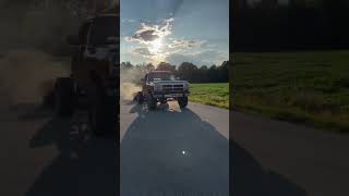 First Gen Cummins rolling coal cummins turbo diesel 12v  exhaust dodge projecttruck [upl. by Akimrehs]