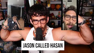 JASONTHEWEEN called HASANABI during school shooting coverage [upl. by Dell464]