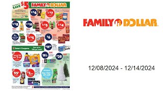 Family Dollar Weekly Ad  12082024  12142024 [upl. by Egiap739]