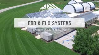 HydroCycle Ebb N Flo Systems – GrowSpan Greenhouse Tips [upl. by Arihsak]