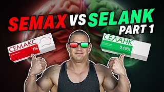 Semax Vs Selank PART 1  HEALING The BRAIN From Hypertrophy Training  AntiAnxiety Nasal Sprays [upl. by Ekard]