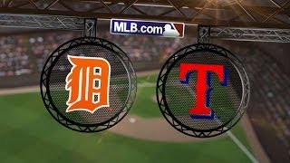 62414 Kinsler and JD power Tigers over Rangers [upl. by Aehcim]