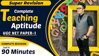 COMPLETE TEACHING APTITUDE REVISION  90 MINUTES  UGC NET PAPER 1 [upl. by Ayenet]