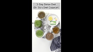 Juice Cleanse 3 day Detox Diet for Weight Loss shorts [upl. by Linnea]