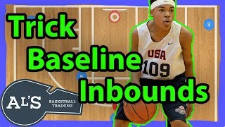 Baseline Trick Basketball Inbounds Plays [upl. by Ajaj]