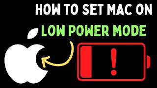 How to Set Mac on Low Power mode [upl. by Elsi813]