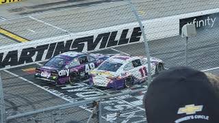 Alex Bowman amp Denny Hamlin Martinsville 2021 PostRace Altercation Fan View [upl. by Einberger]