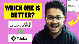 WHICH ONE IS BETTER CLICKWORKER UHRS OR YANDEX TOLOKA [upl. by Leahcam322]