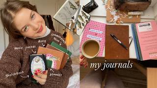 my journals for 2025 and what I use them for 💫 [upl. by Eseilanna]