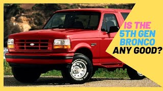 19921996 5th Gen Ford Bronco Buyers Guide [upl. by Rufina]