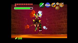 Legend of Zelda Ocarina of Time Boss 8  Twinrova [upl. by Eceinahs]