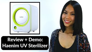 Review  Demo Haenim UV Sterilizer  BabyScoops [upl. by Sinnod]