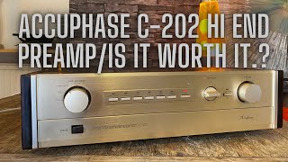 Accuphase c202 high end pre amp designed for CD what does it deliver [upl. by Misak]