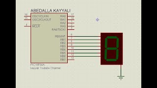 PIC16F84A SevenSegment Display Assembly [upl. by Eusadnilem]