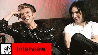 David Bowie amp Trent Reznor 1995 Interview with Kurt Loder  MTV News [upl. by Eneloc716]