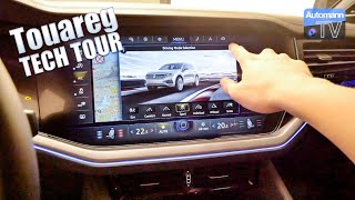 2019 VW Touareg RLine  TECH TOUR 60FPS [upl. by Enyehc]