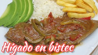 HÍGADO EN BISTEC [upl. by Adehsar]