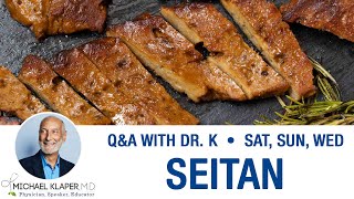 Seitan  Vegan Meat Substitute Made From Wheat Gluten [upl. by Woothen264]