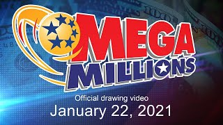 Mega Millions drawing for January 22 2021 [upl. by Nyahs237]