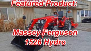 Massey Ferguson 1526 Hydro Premium Compact Tractor [upl. by Kerrison616]