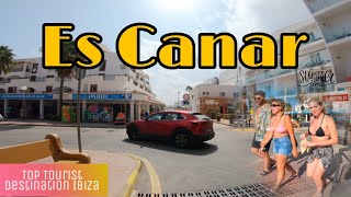 Ibiza SpainEs Canar walk tour Top Tourist Destination in IBIZAFamily friendly Beach Resort 🏖️ [upl. by Ardnas]