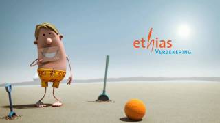 Ethias Insurance  beach billboard [upl. by Stalder]