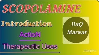 SCOPOLAMINE An Introduction its Action and Therapeutic Uses [upl. by Sella]