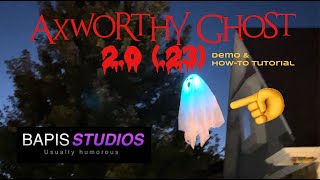 Axworthy Flying Ghost 20 23 Demo amp HowTo DIY Tutorial New and Improved halloweendiy [upl. by Grefer]