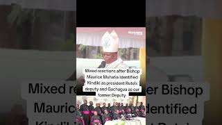 Drama as Bishop Maurice Muhatia Identifies Kindiki as Rutos deputy amp Gachagua as our former Deputy [upl. by Sidran275]